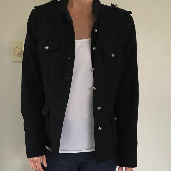 H&M black jacket coat size 8 - Picture 2 of 8